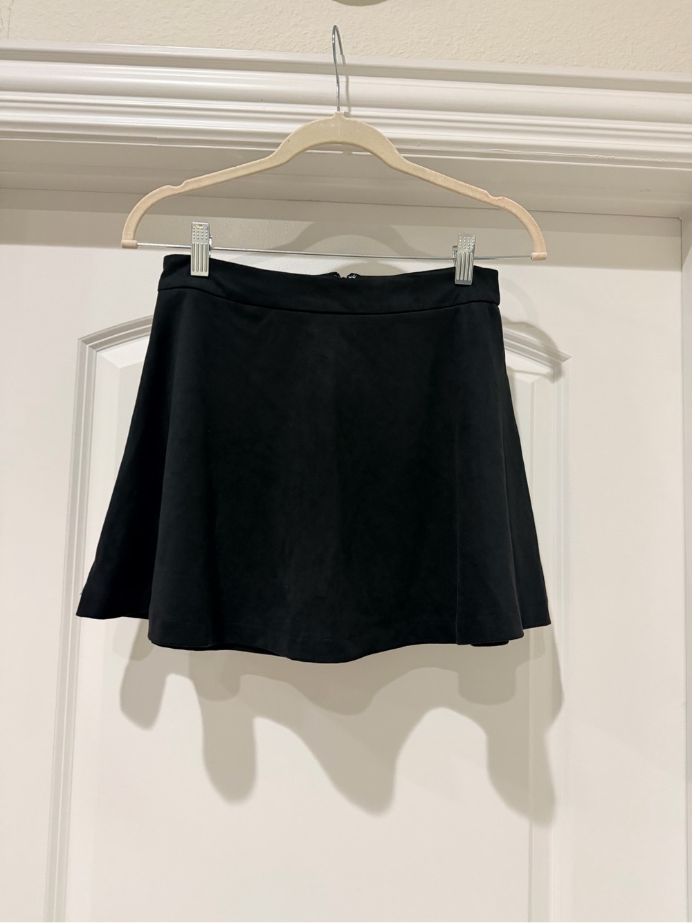 Forever 21 Black Circle Skater Mini Skirt
